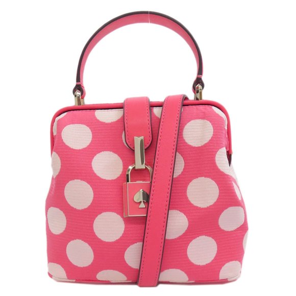Kate Spade Polka Dot Handbag Canvas Women's - Picture 11 of 11